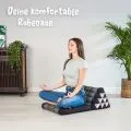 Kapok Thaikissen 1 Auflage (Blau/Elefanten)