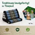 Kapok Thaikissen 1 Auflage (Blau/Elefanten)