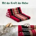 Kapok Thaikissen 1 Auflage (Rot/Schwarz)
