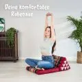 Kapok Thaikissen 1 Auflage (Rot/Schwarz)