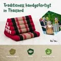 Kapok Thaikissen 1 Auflage (Rot/Schwarz)