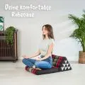Kapok Thaikissen 1 Auflage (Schwarz/Rot)