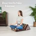 Kapok Thaikissen 1 Auflage (Braun)