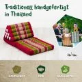 Kapok Thaikissen 2 Auflagen (Rot/Gr�n)