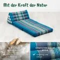Kapok Thaikissen 2 Auflagen (Hellblau)