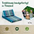Kapok Thaikissen 2 Auflagen (Hellblau)