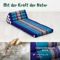 Kapok Thaikissen 2 Auflagen (Blau)
