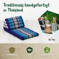 Kapok Thaikissen 2 Auflagen (Blau)