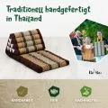 Kapok Thaikissen 2 Auflagen (Braun)