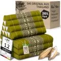 Kapok Thaikissen 3 Auflagen, Classic (Gr�n/Elefanten)