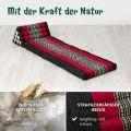 Kapok Thaikissen 3 Auflagen, Classic (Schwarz/Elefanten)