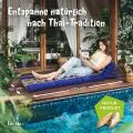 Kapok Thaikissen 3 Auflagen, Deluxe (Blau/Elefanten Seide)
