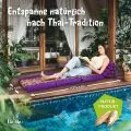 Kapok Thaikissen 3 Auflagen, Deluxe (Lila/Elefanten Seide)