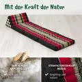 Kapok Thaikissen 3 Auflagen, Classic (Schwarz/Rot)