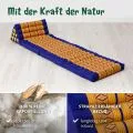 Kapok Thaikissen 3 Auflagen, Classic (Blau/Gelb)