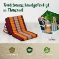 Kapok Thaikissen 3 Auflagen, Classic (Orange)