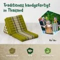 Kapok Thaikissen 3 Auflagen, Classic (Gr�n)
