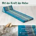 Kapok Thaikissen 3 Auflagen, Classic (Hellblau)
