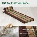 Kapok Thaikissen 3 Auflagen, Classic (Braun)