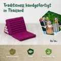 Kapok Thaikissen 3 Auflagen, Basic (Dunkelrosa Uni)