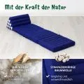 Kapok Thaikissen 3 Auflagen, Basic (Blau Uni)