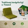 Kapok Thaikissen 3 Auflagen, Basic (Gr�n Uni)