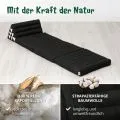 Kapok Thaikissen 3 Auflagen, Basic (Schwarz Uni)