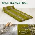Kapok Thaikissen XXL breit (Gr�n/Elefanten)