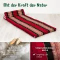 Kapok Thaikissen XXL breit (Rot/Schwarz)