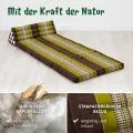 Kapok Thaikissen XXL breit (Braun/Gr�n)