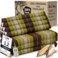 Kapok Thaikissen XXL breit (Braun/Gr�n)