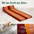 Kapok Thaikissen XXL breit (Orange)