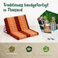 Kapok Thaikissen XXL breit (Orange)