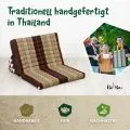 Kapok Thaikissen XXL breit (Braun)