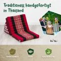 Kapok Thaikissen XXL hoch (Rot/Elefanten)