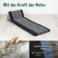 Kapok Thaikissen XXL hoch (Blau/Elefanten)
