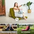 Kapok Thaikissen XXL hoch (Gr�n/Elefanten)