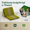 Kapok Thaikissen XXL hoch (Gr�n/Elefanten)