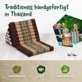 Kapok Thaikissen XXL hoch (Braun/Elefanten)