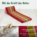 Kapok Thaikissen XXL hoch (Rot/Gr�n)