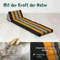 Kapok Thaikissen XXL hoch (Schwarz/Orange)