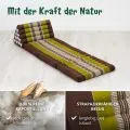 Kapok Thaikissen XXL hoch (Brau/Gr�n)