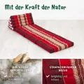 Kapok Thaikissen XXL hoch (Rubinrot)