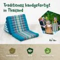 Kapok Thaikissen XXL hoch (Hellblau)