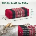Kapok St�tzkissen, Classic (Rot/Elefanten)