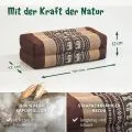 Kapok St�tzkissen, Classic (Braun/Elefanten)