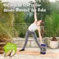 Kapok St�tzkissen, Deluxe (Blau/Elefanten Seide)