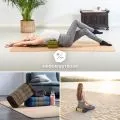 Kapok St�tzkissen, Deluxe (Gr�n/Elefanten Seide)