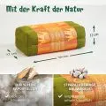 Kapok St�tzkissen, Deluxe (Gr�n/Orange/Elefanten Seide)
