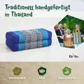 Kapok St�tzkissen, Classic (Blau)